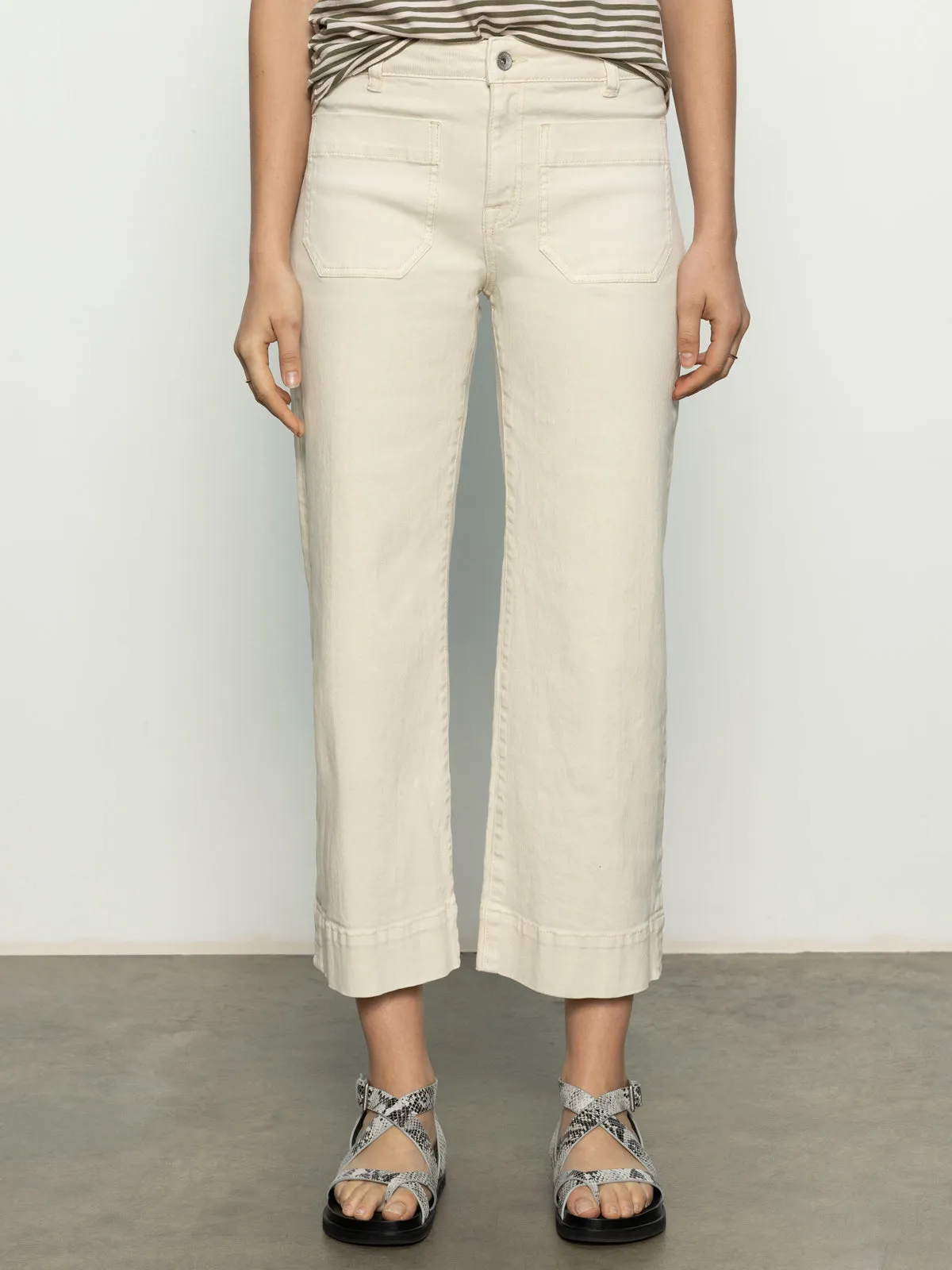 The Marine Standard Rise Denim Pant French Vanilla Thermal Regulating