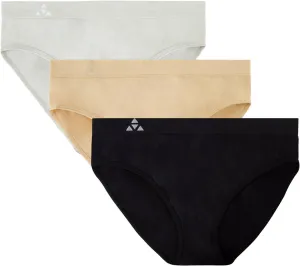 Moisture Wicking Underwear for Women, Seamless Workout Hipster Brief Bikini Panties