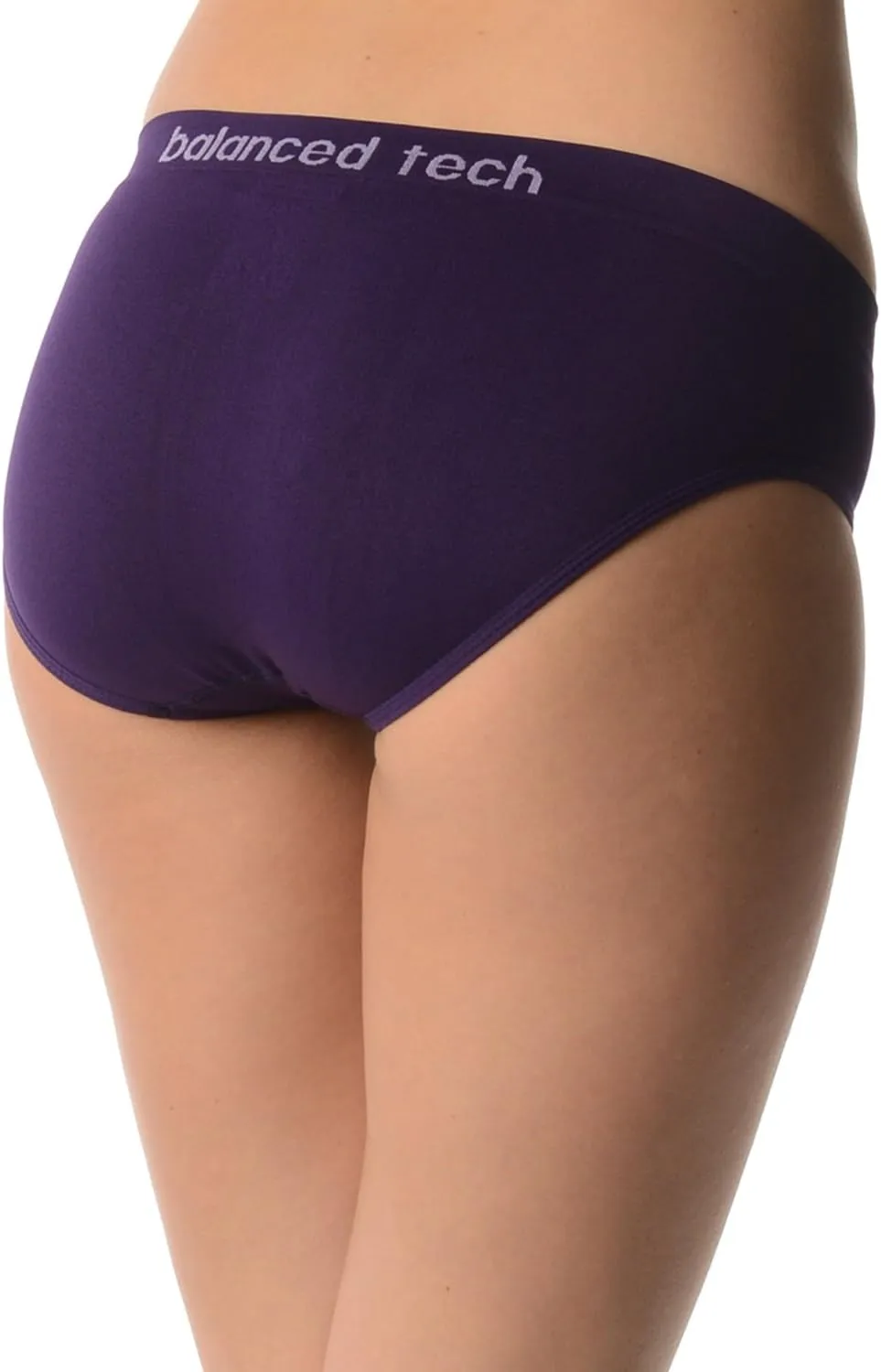 Moisture Wicking Underwear for Women, Seamless Workout Hipster Brief Bikini Panties