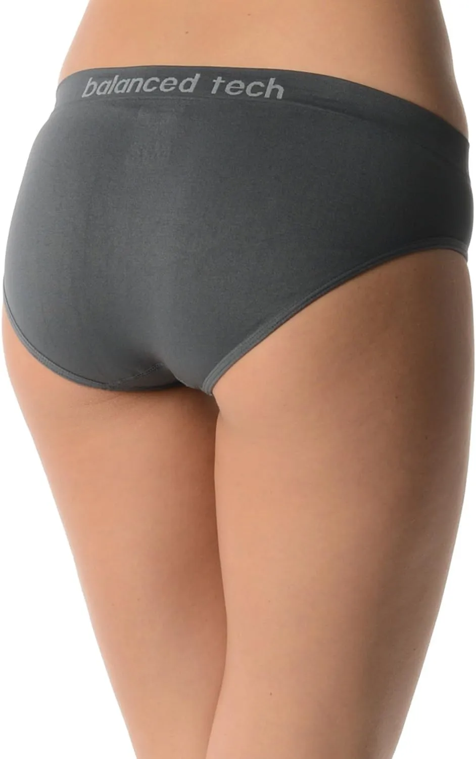 Moisture Wicking Underwear for Women, Seamless Workout Hipster Brief Bikini Panties