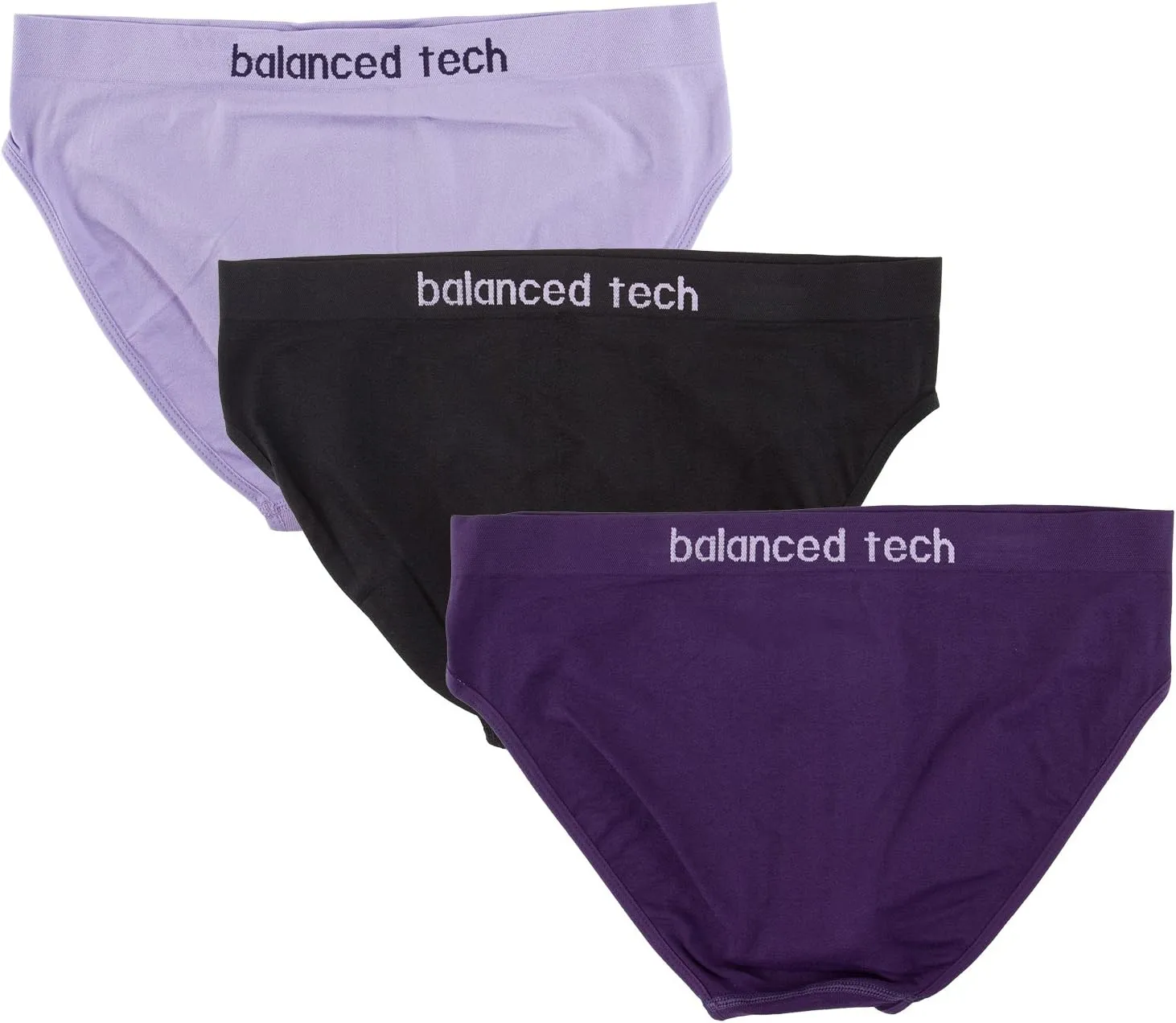 Moisture Wicking Underwear for Women, Seamless Workout Hipster Brief Bikini Panties