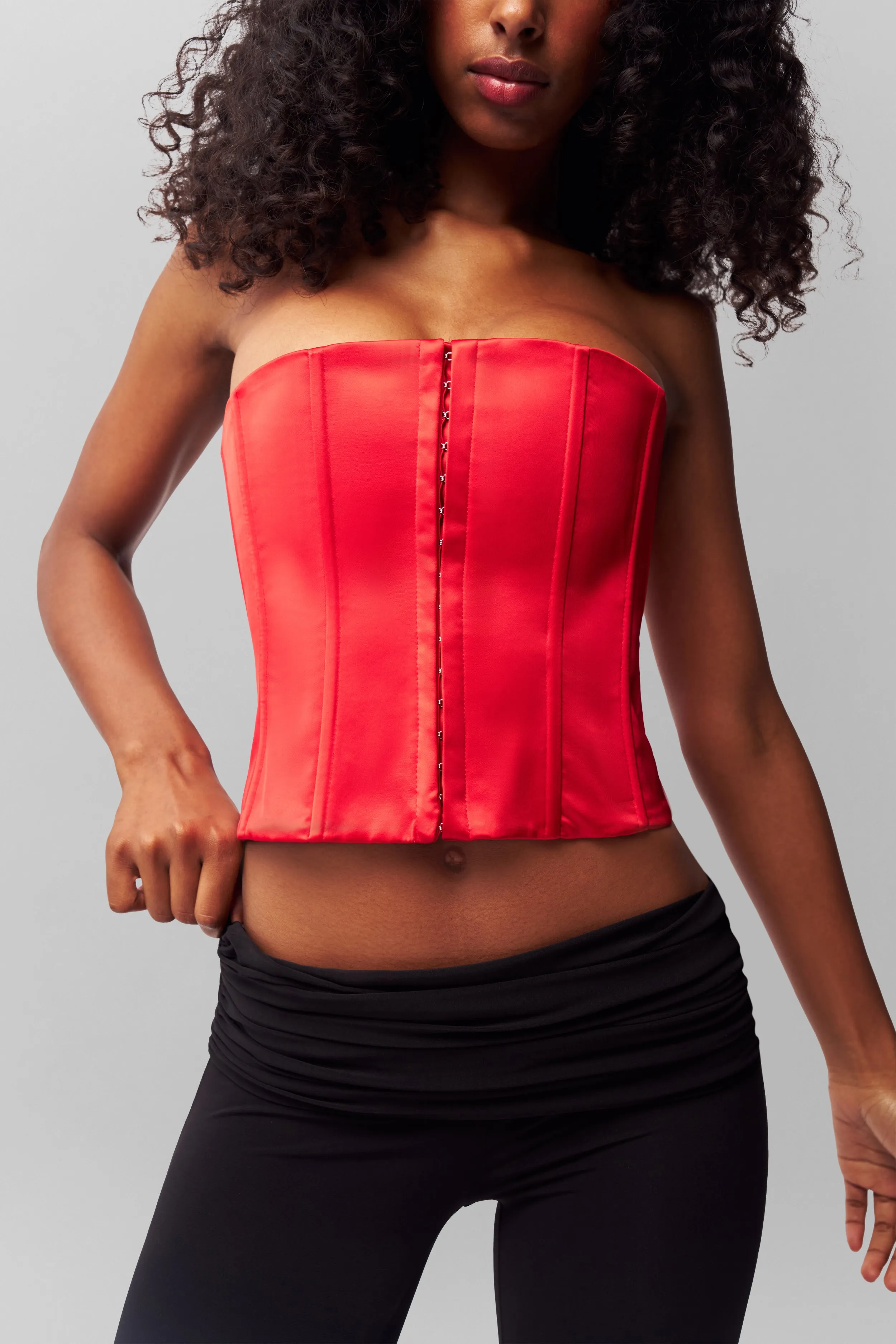 Satin Corset ThermalRegulating