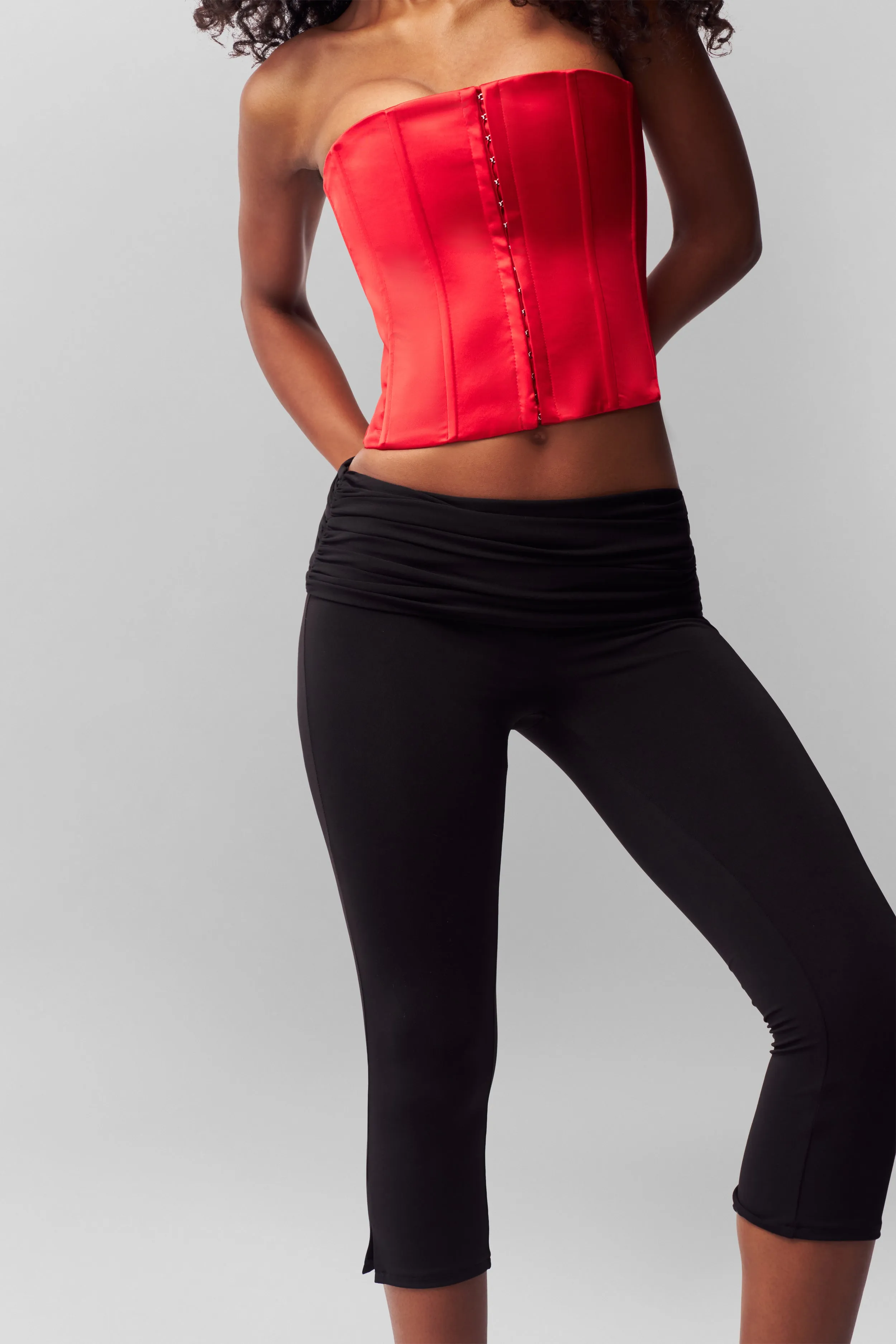 WrinkleFree Weave Satin Corset