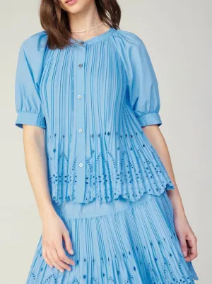Stretch Technology Madison Top Blue