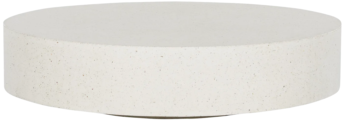 Monaco Round Concrete Coffee Table - Sand