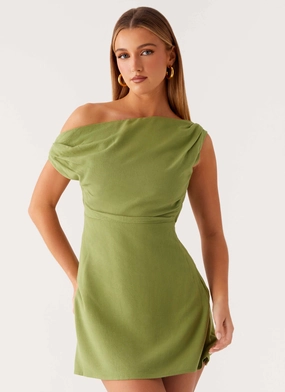Lady Love Linen Mini Dress - Cactus Daily Style