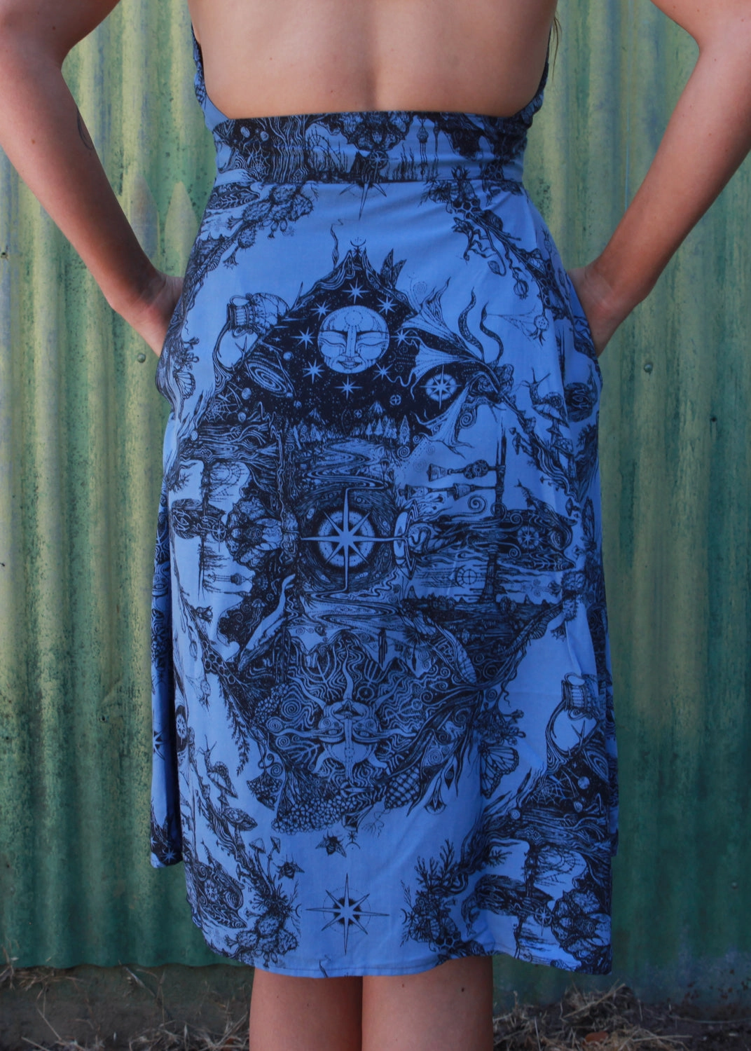 Airy Feel Monroe Dress in Earth Worship