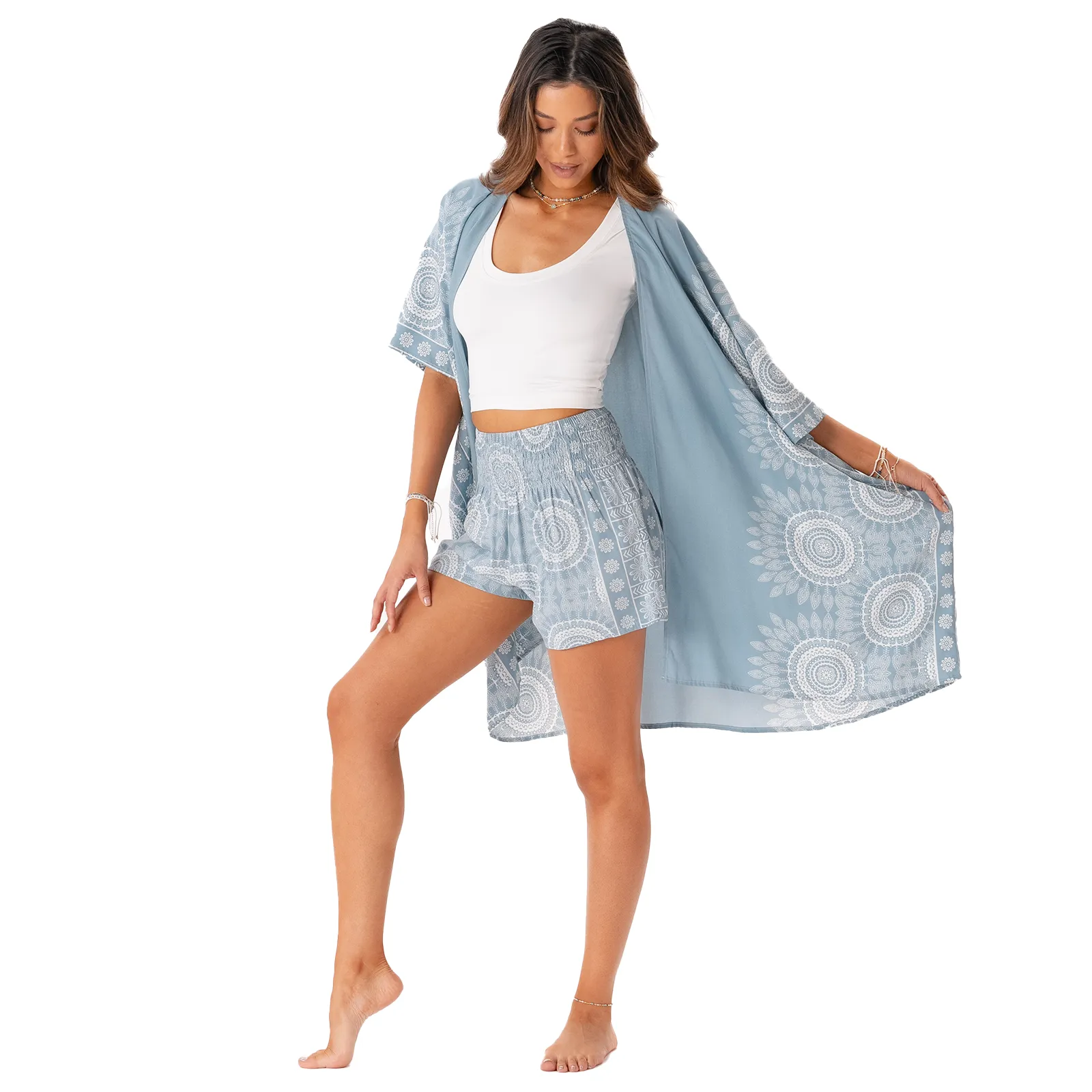 Moon Shadow Shorts Lounge Set
