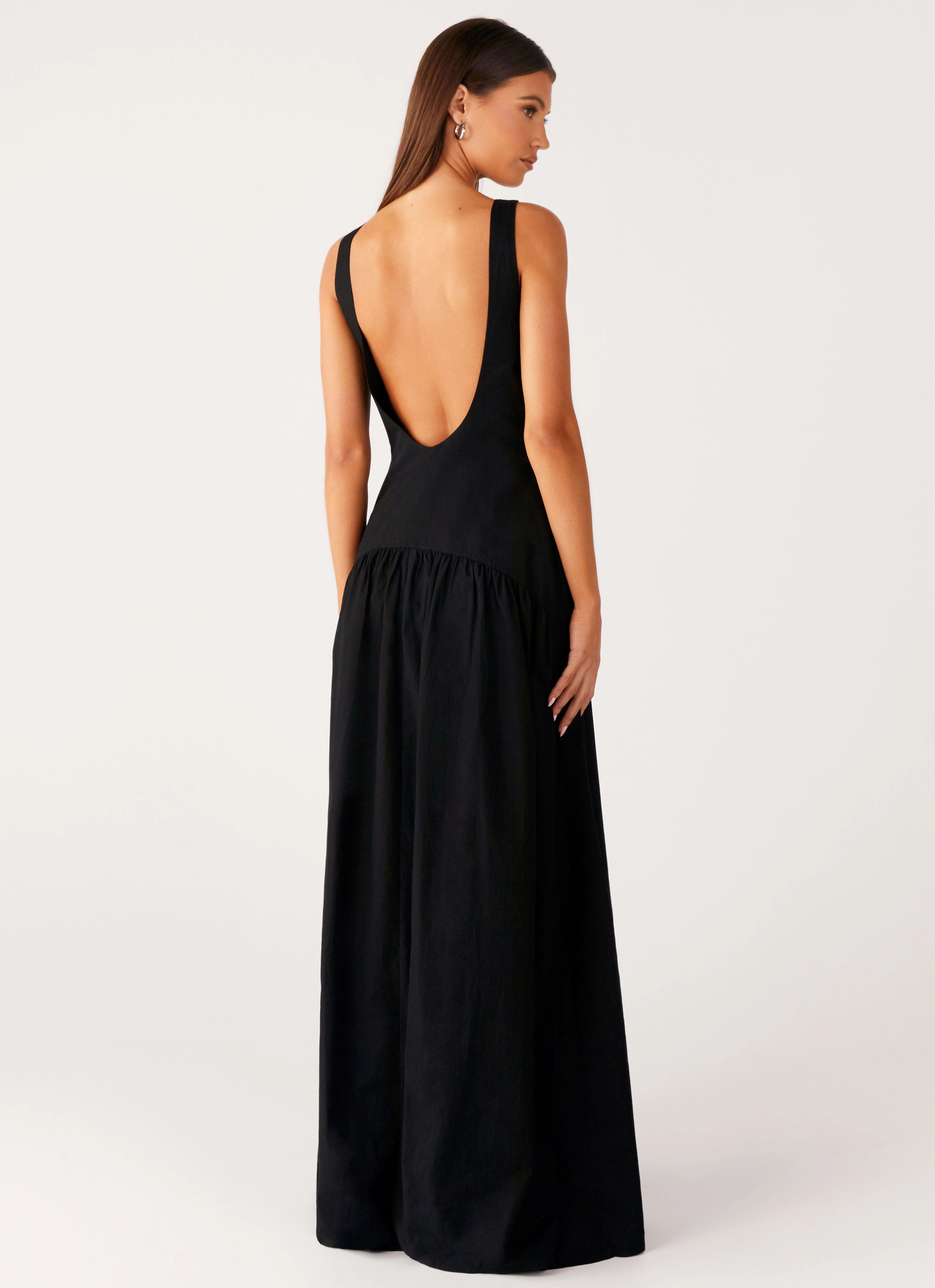 Timeless Waistband Fit EasyCareMaterial Morena Maxi Dress - Black