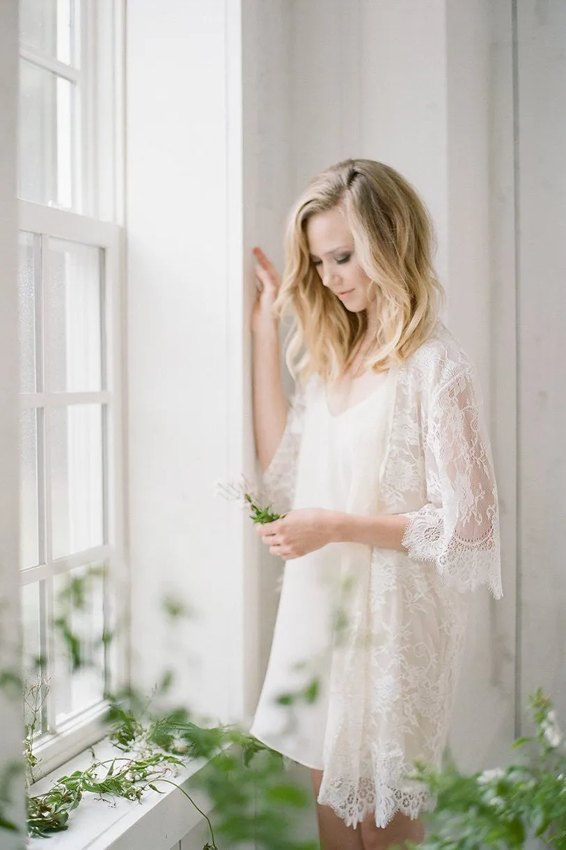 Morning Bias cut Silk Slip