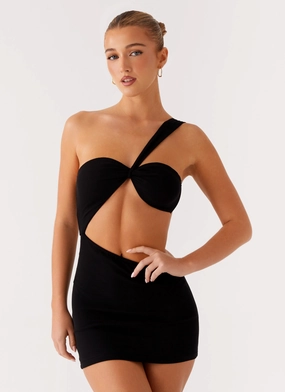 Morocco Mini Dress - Black Easy Motion