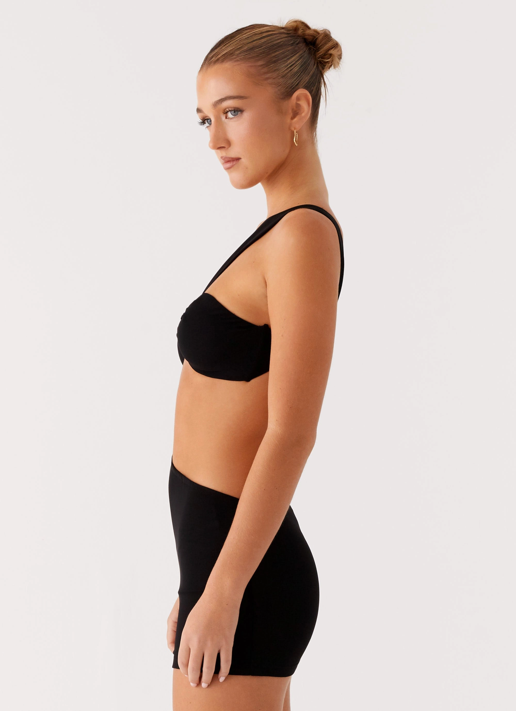 Morocco Mini Dress - Black Natural Look