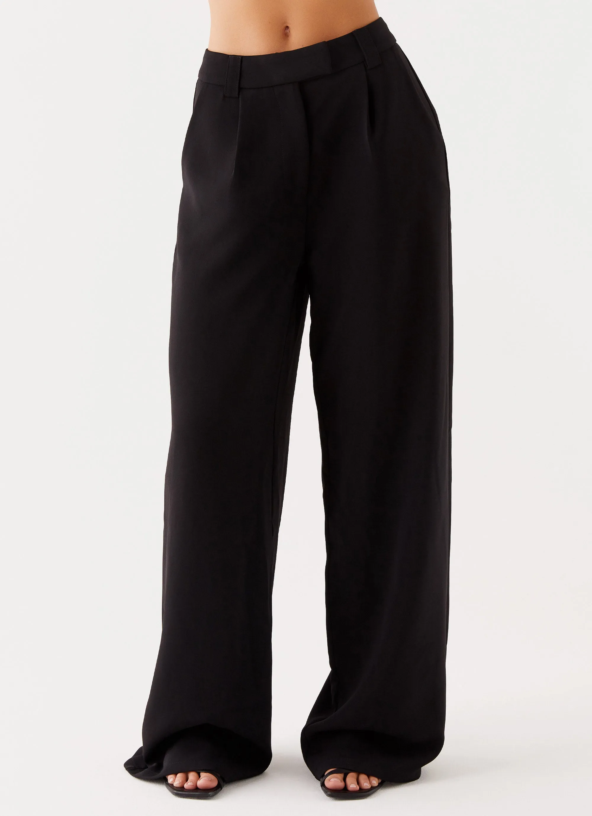 Midnight City Suit Pants - Black Travel-Ready