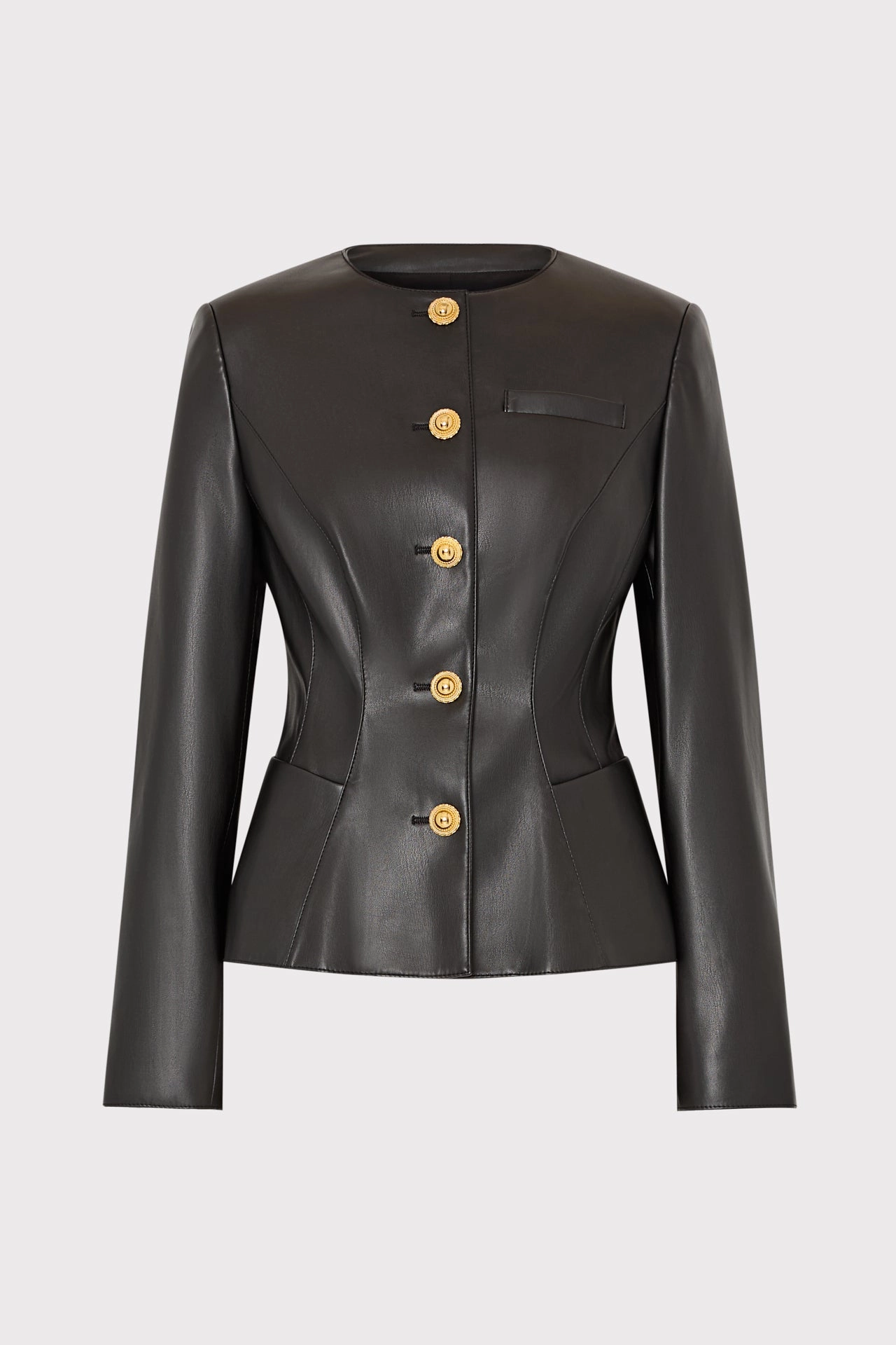 Wells Vegan Leather Jacket windproof