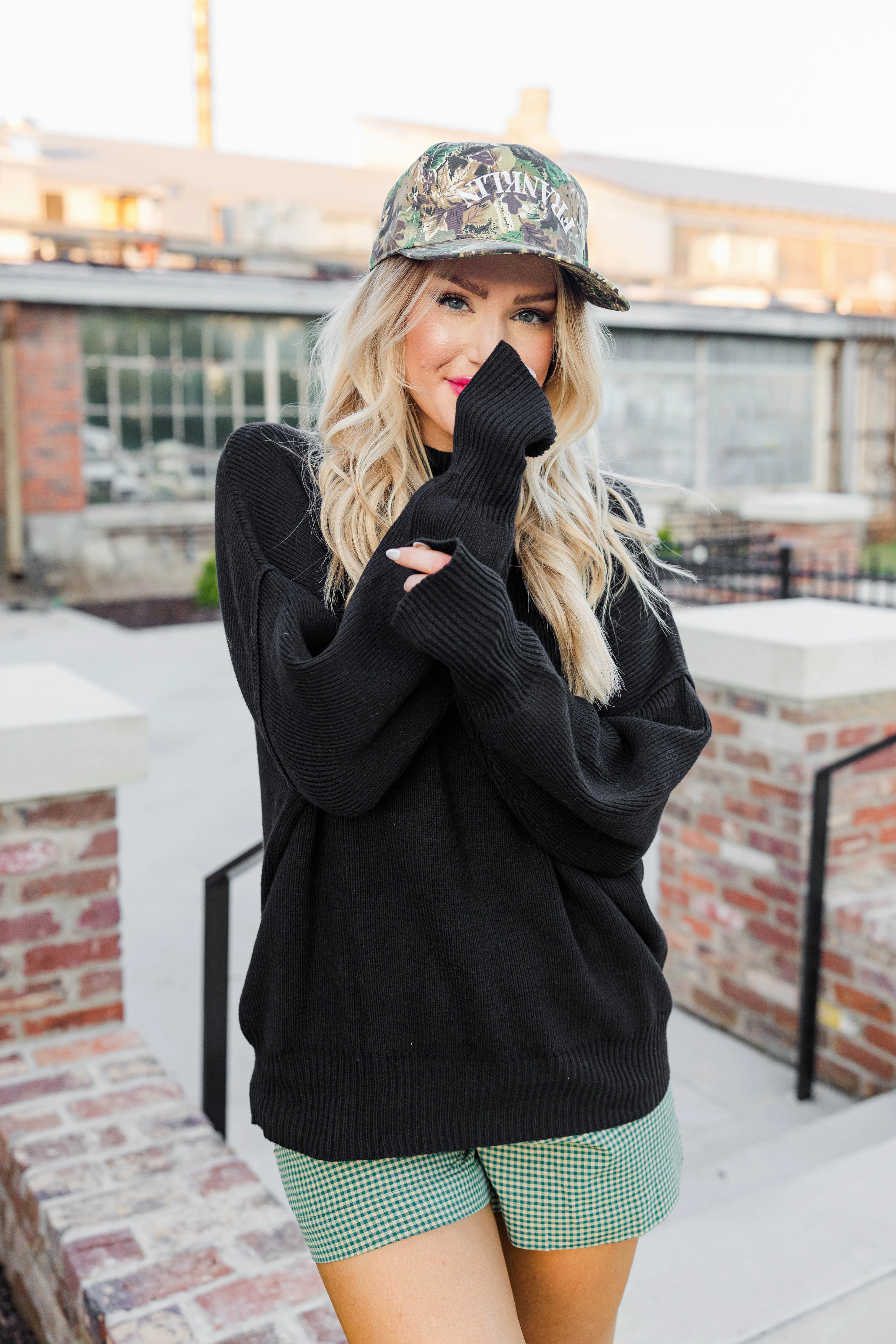 Mount Juliet Ribbed Sweater- Black Day Layer
