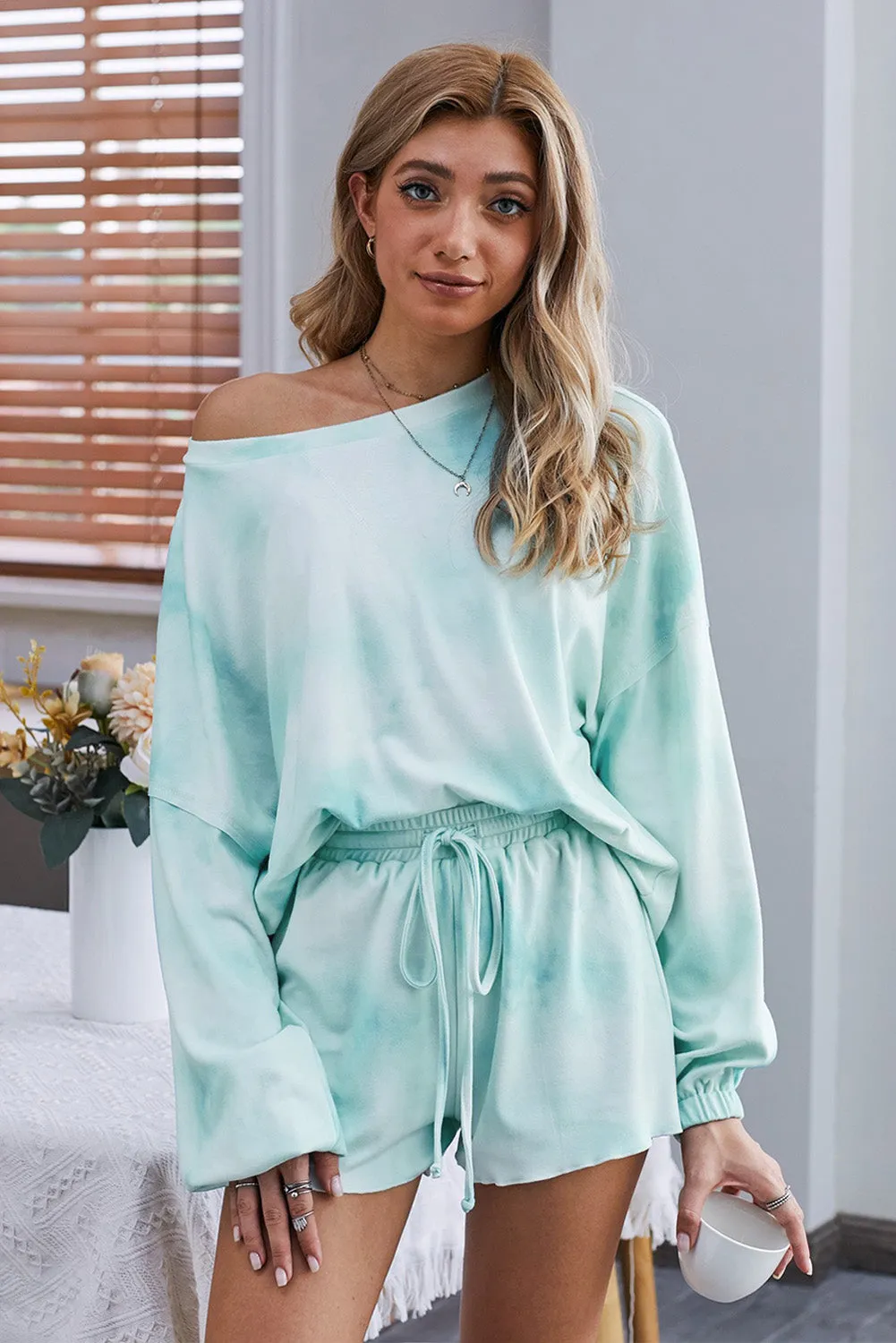 Multicolor Tie-dye Loungewear Set