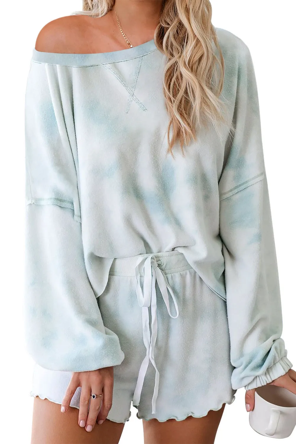 Multicolor Tie-dye Loungewear Set