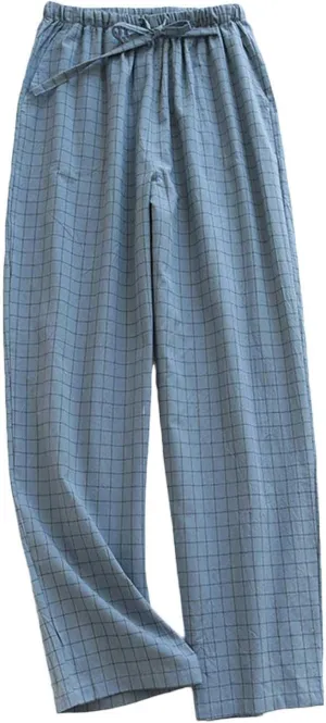 Muscularfit Big and Tall Pajama Pants for Men 2024 Fashion Drawstring Elastic Waist Lounge Sleepwear Pajama With Adjustable