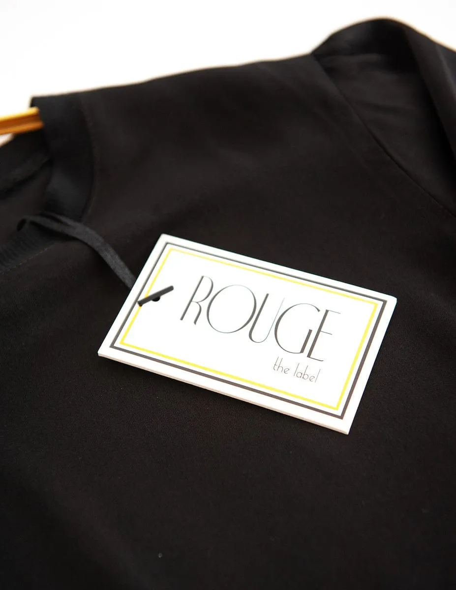 Must be Satin Pajamas - Black - Final Sale