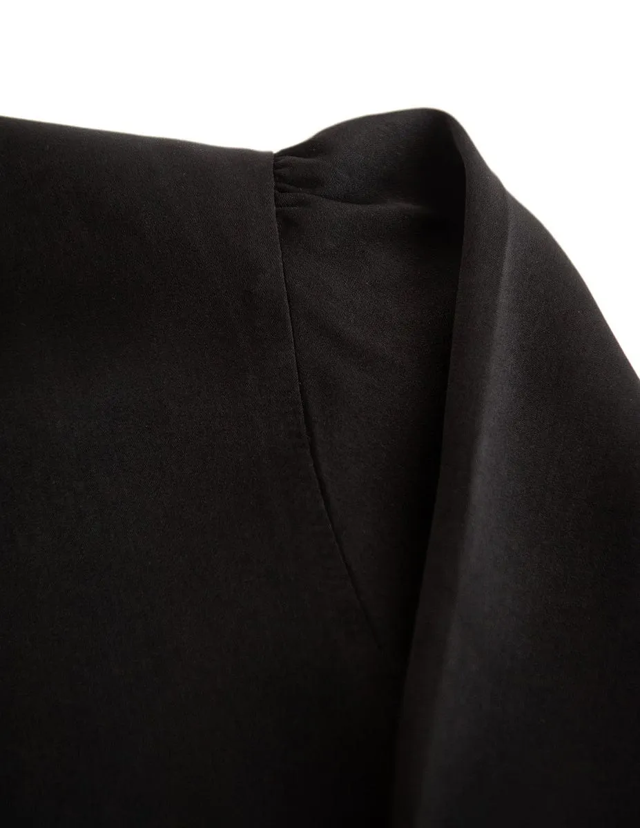 Must be Satin Pajamas - Black - Final Sale
