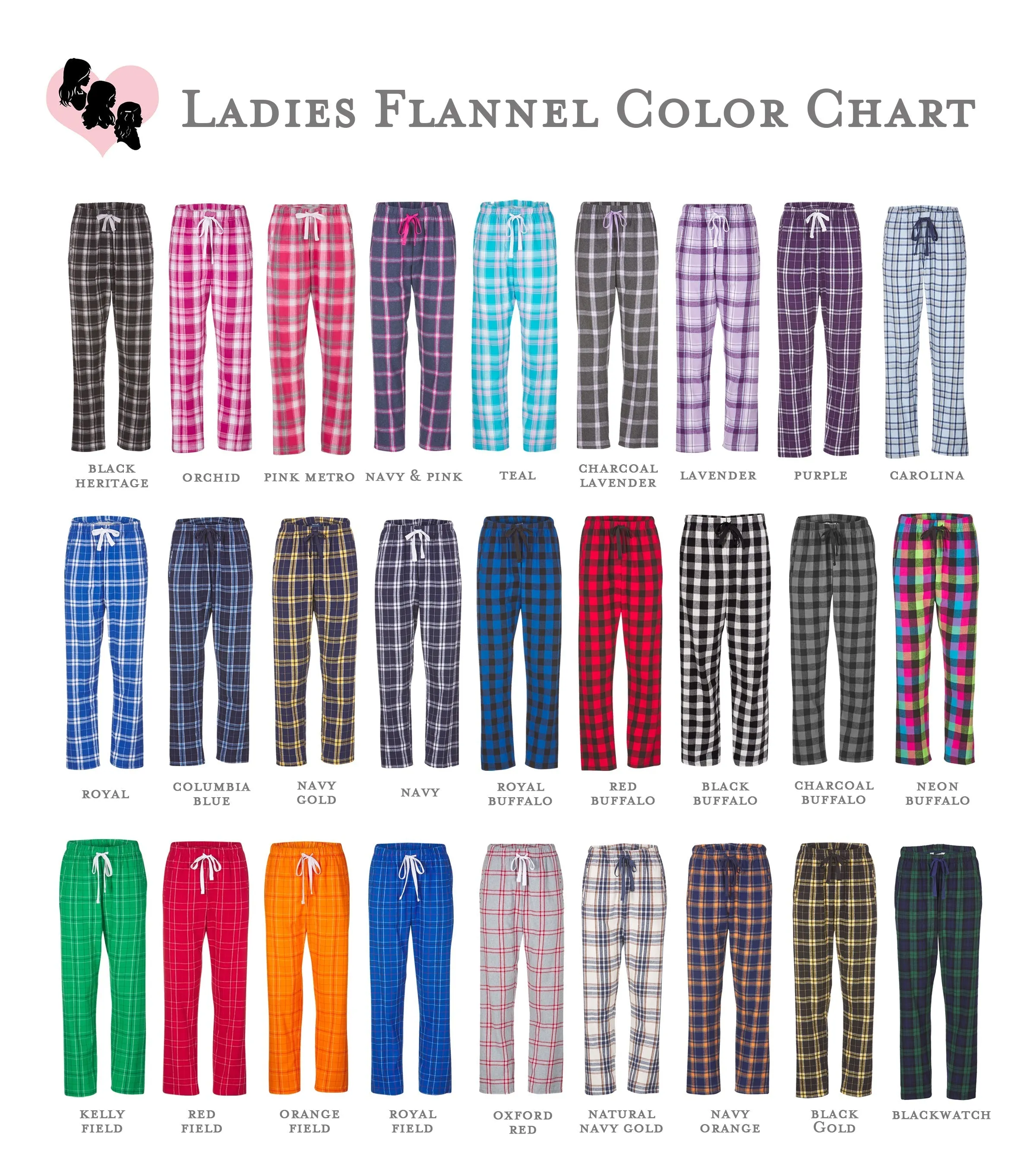 National Charity League Ladies Flannel Pants - NCL San Dieguito Chapter