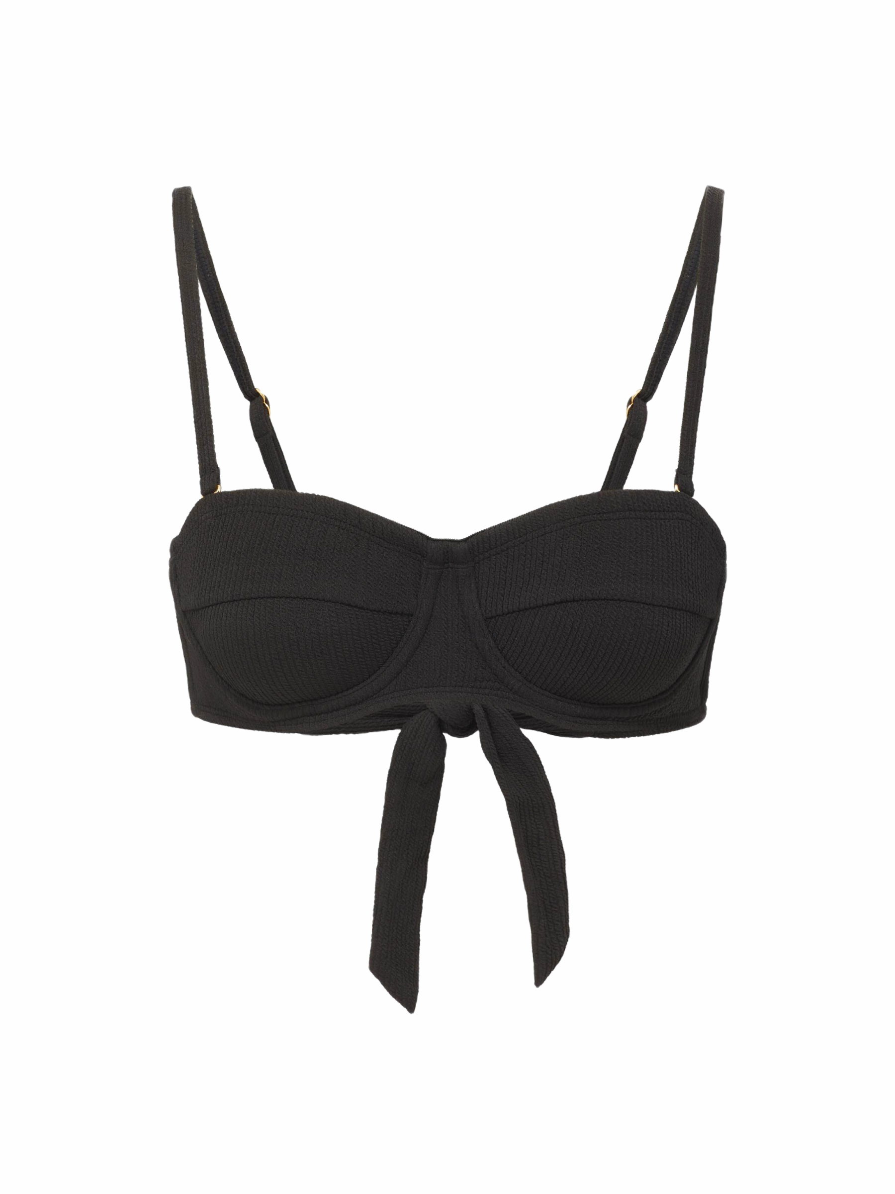 Sweat Wicking Interior Layer Nellie Top In Black Texture