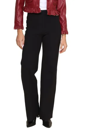 Functional Waist Neoprene Wide Leg Pant