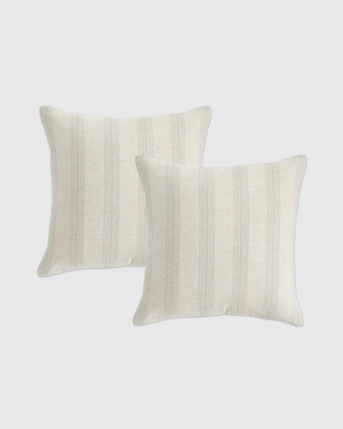 Neutral Stripe Pillow Cover - Set of 2