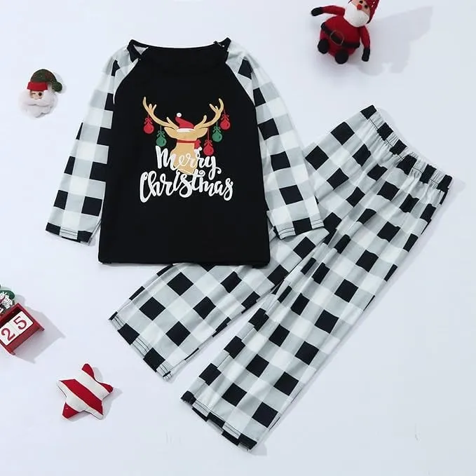 NEW Christmas Pyjamas Sets, Christmas Pajamas Sets, Sleepwear PJs Christmas Pajamas Set for Kids with Pattern, Sz 3-4 Years