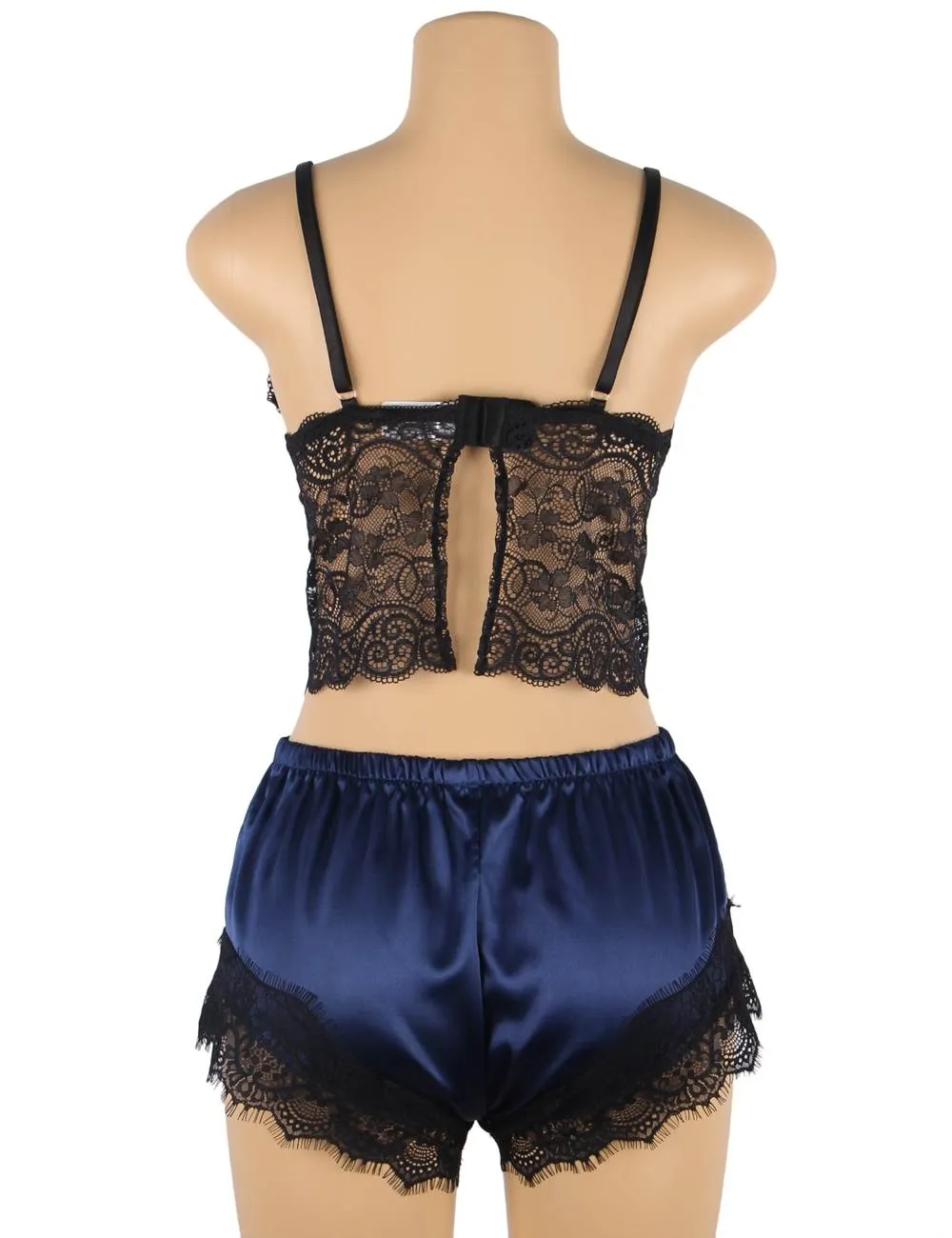 New Lace Silk Camisole Home Casual Red Pajamas Set