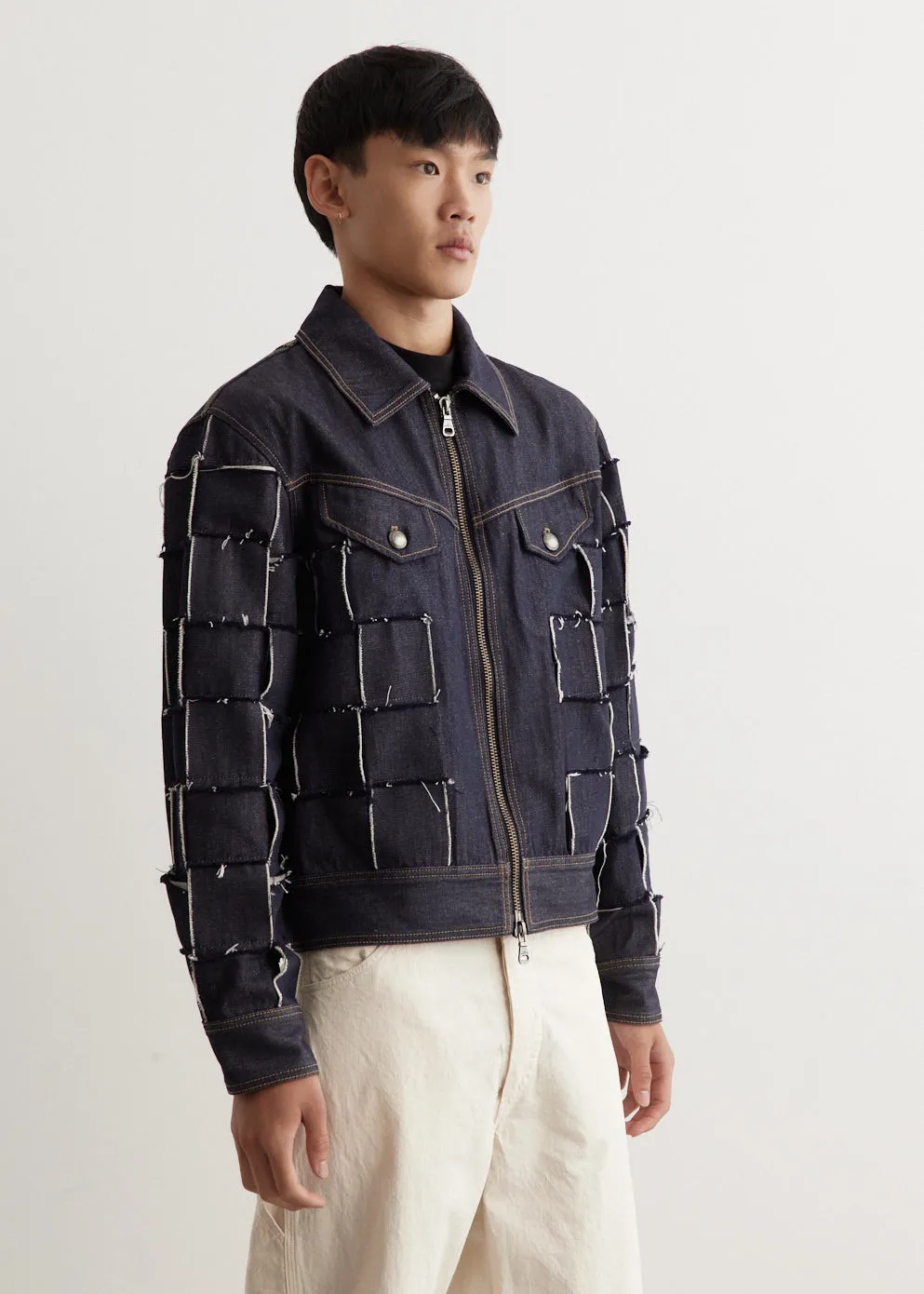 New Patchwork Denim Jacket