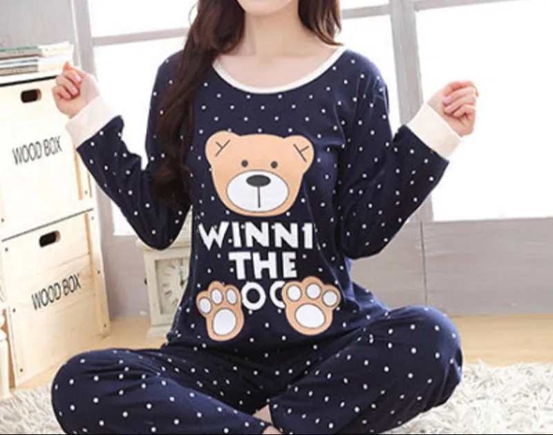New Spring Thin 2pieces Pyjamas Set