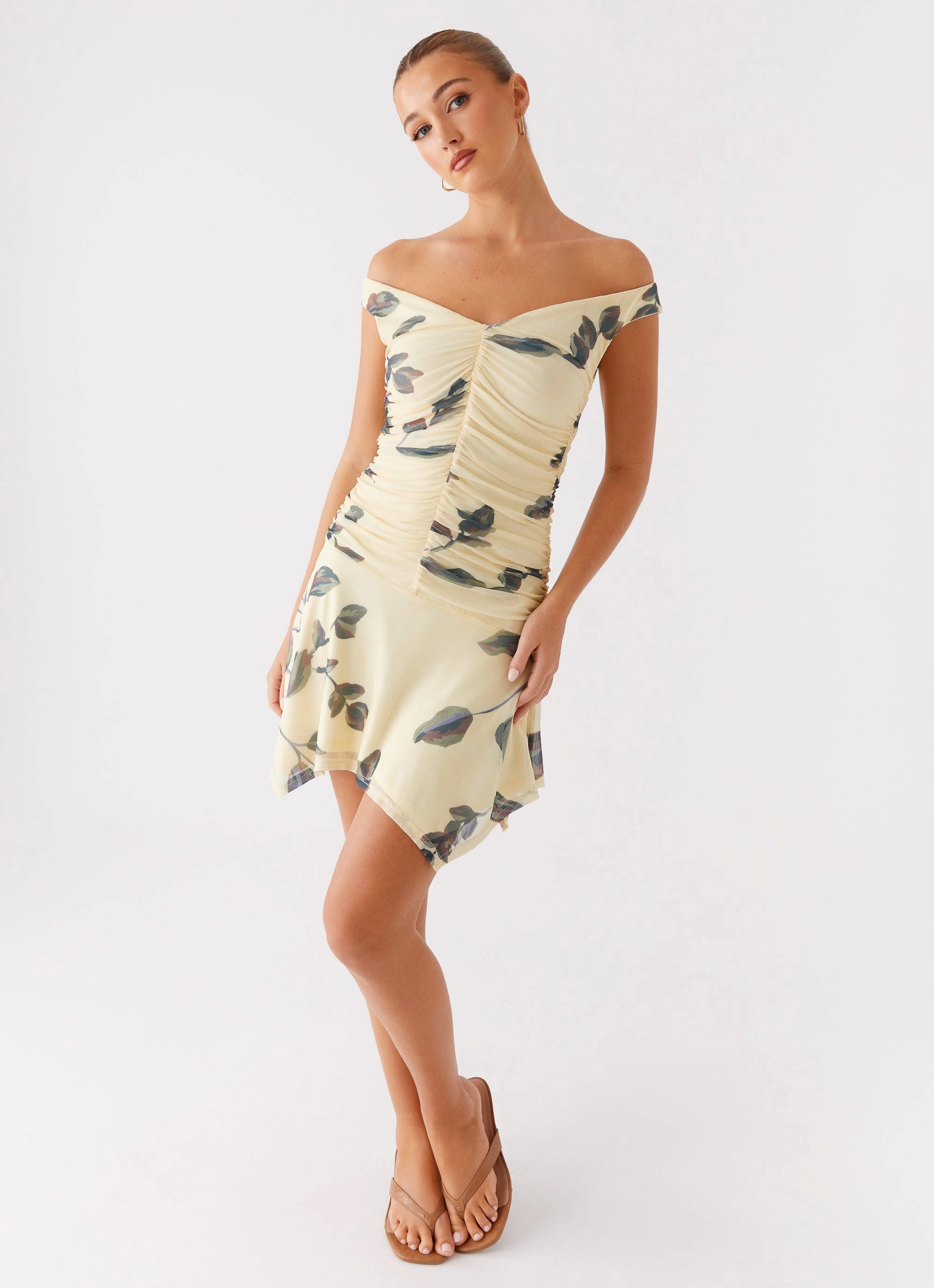 Josette Mini Dress - Buttercream Bliss Comfortable Feel