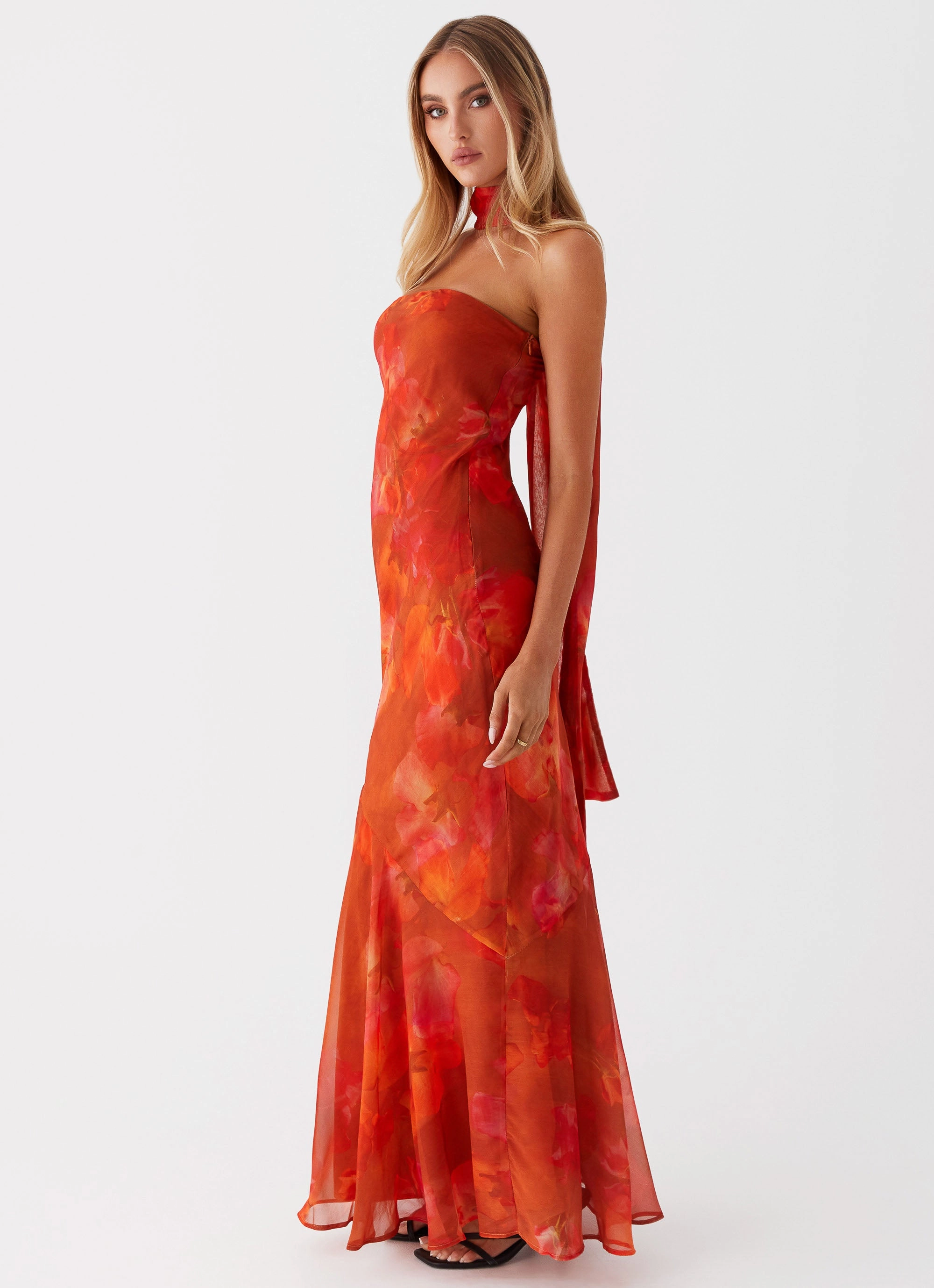 FlexibleClosure Under The Pagoda Maxi Dress - Amber