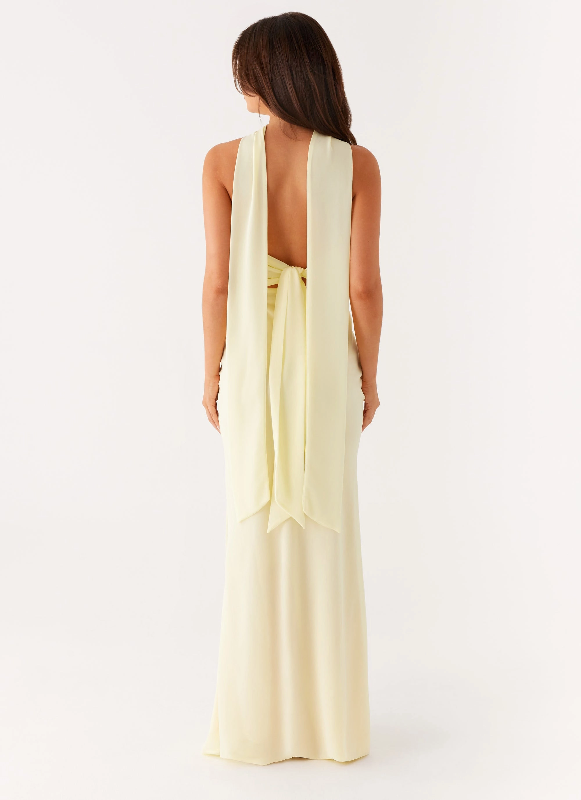 New Light Maxi Dress - Yellow Silky Touch