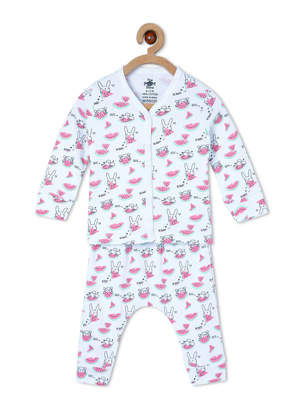 Newborn and Infant Pajama Set Combo of 2: Mango Mia-Summer Melon