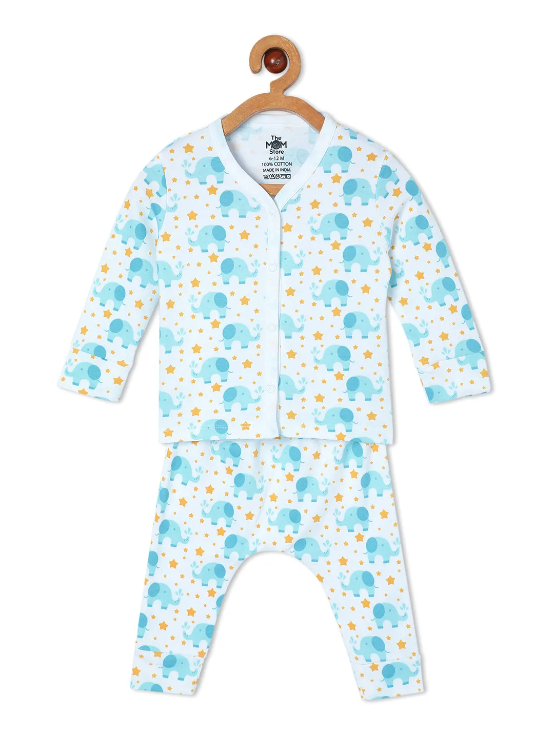 Newborn and Infant Pajama Set Combo of 3: Berry Bites-Elephantastic-Animal Party