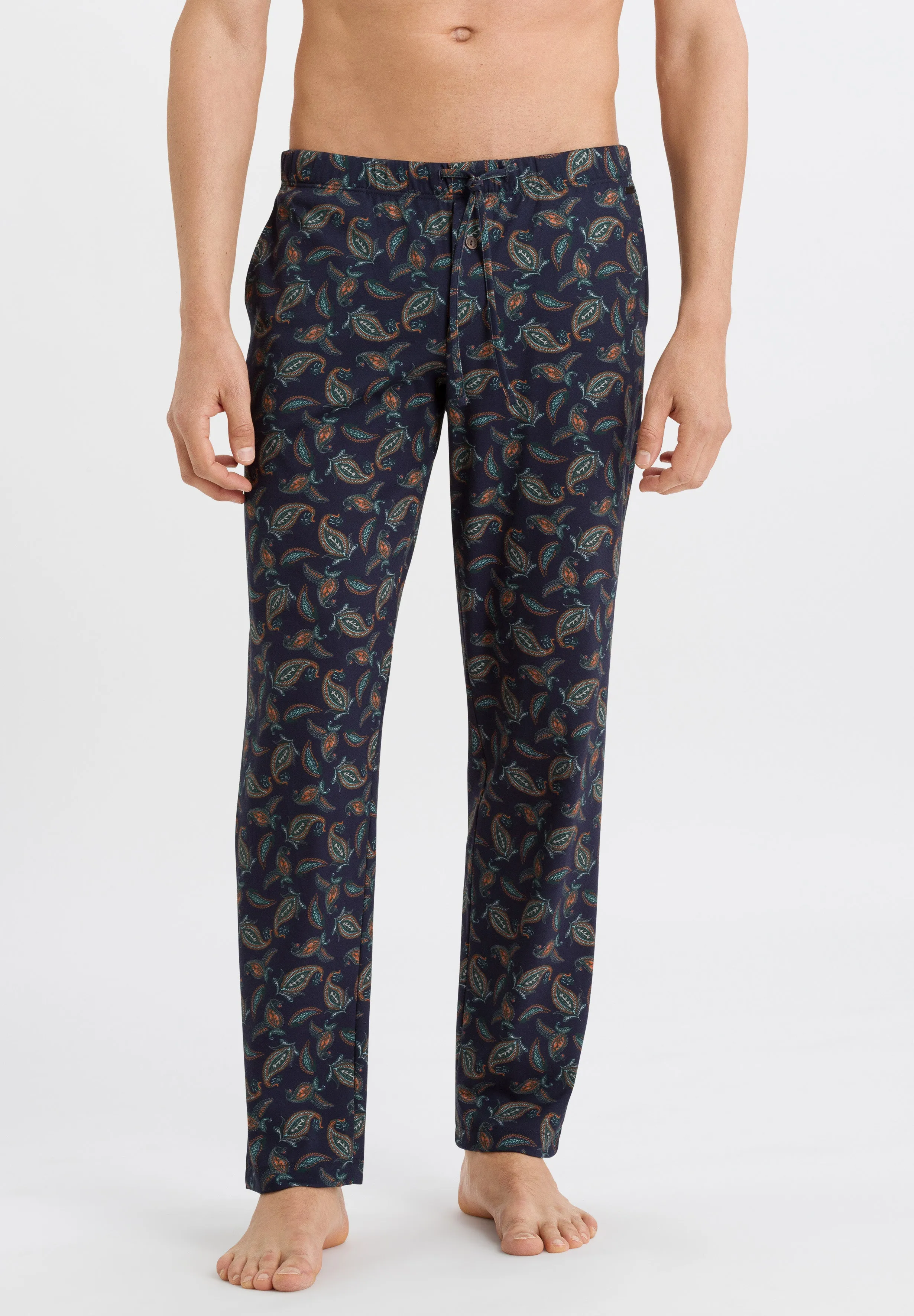 Night And Day Cotton Drawstring Pajama Pants | Floral Paisley Print 75216-2940
