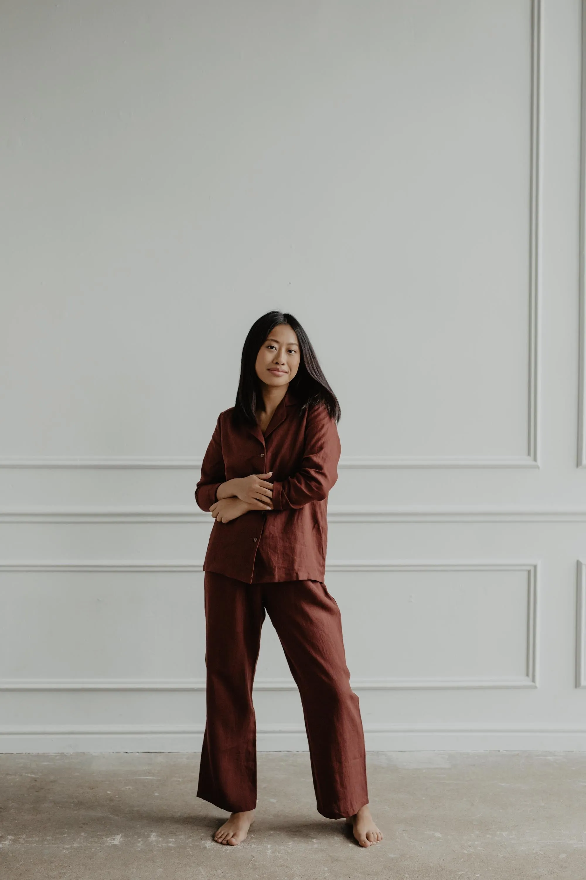 Nightly Linen Pajama Set