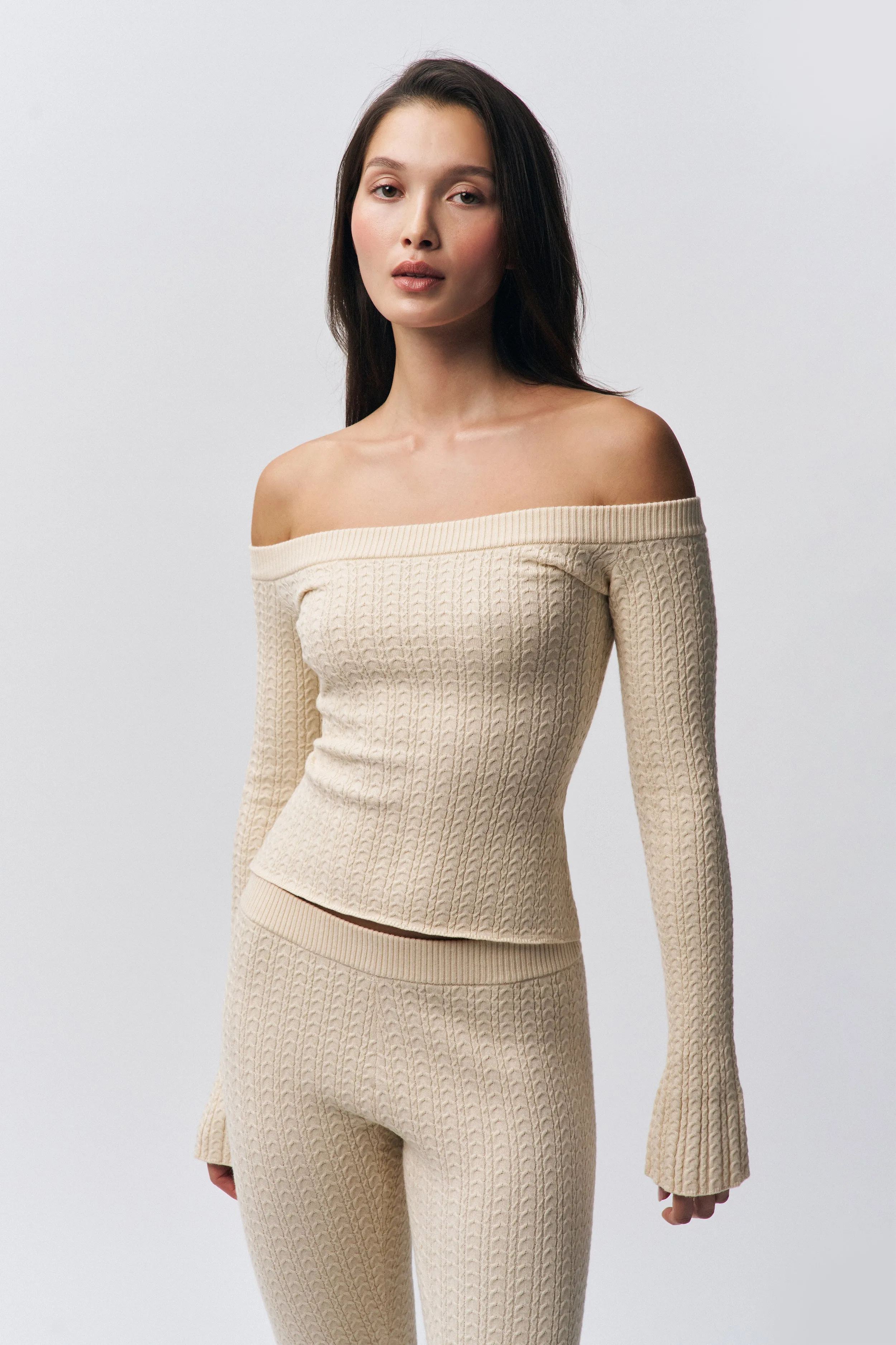 Mia Top Double Needle Hemming