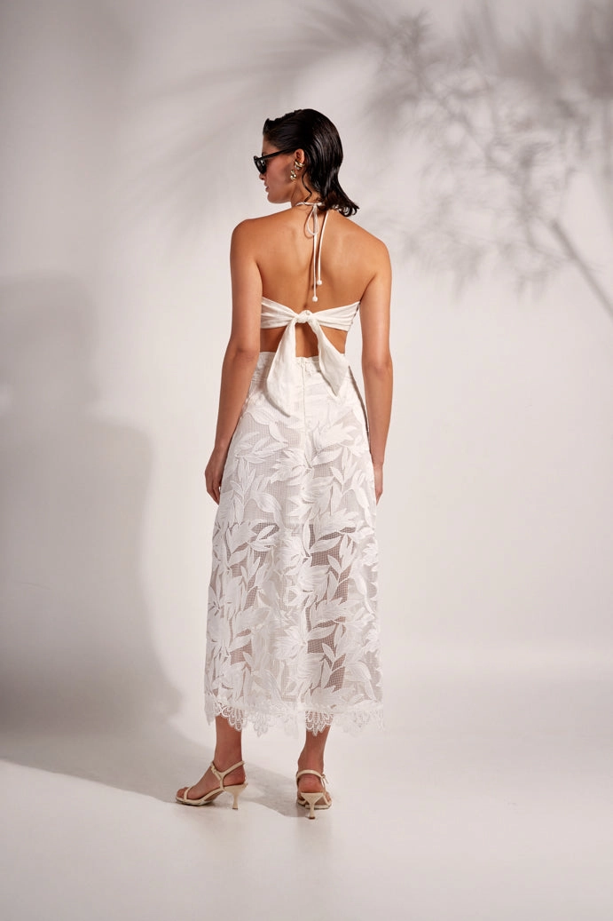 SecureClosureSystem ARYA MAXI SKIRT WHITE
