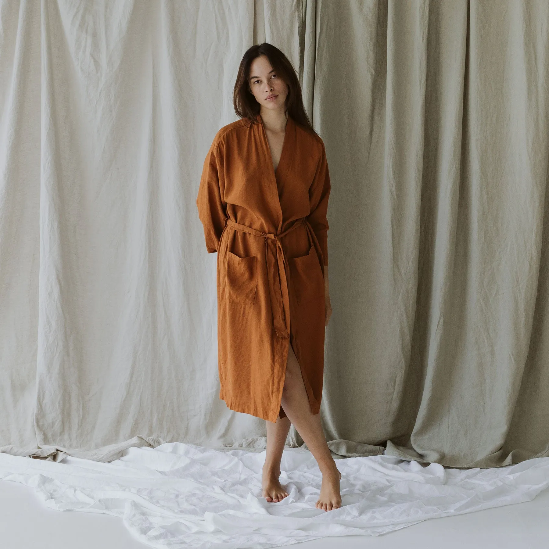 Nola Robe - Terracotta, XS
