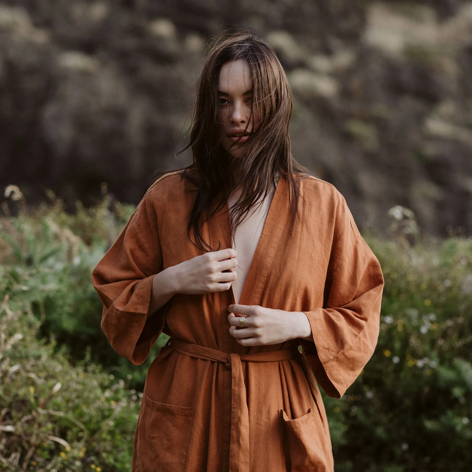 Nola Robe - Terracotta, XS