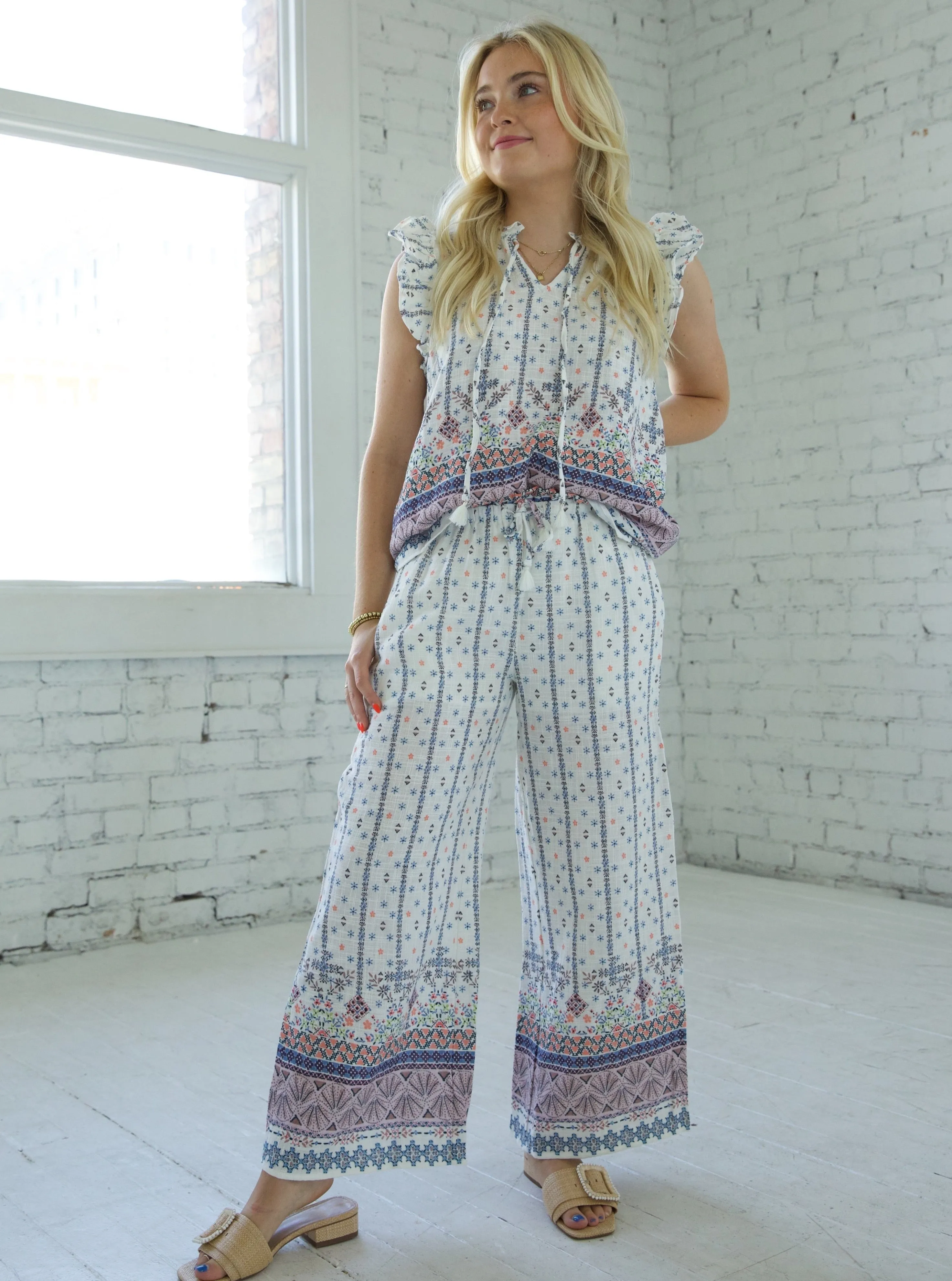 Palm Desert Pant Ribbed collar Wicking Inner Lining