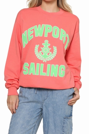 Daily Casual Style EcoConscious Manufacturing Newport Sailing Sweatshirt