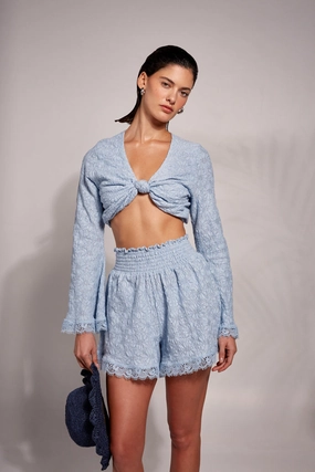 TaglessLabel Water Resistant ALUNA SHORT BLUE