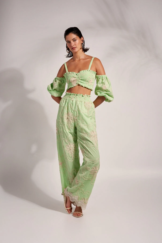 BEA PANTS GREEN Sport Performance Design