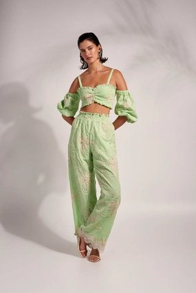 BEA PANTS GREEN Sport Performance Design
