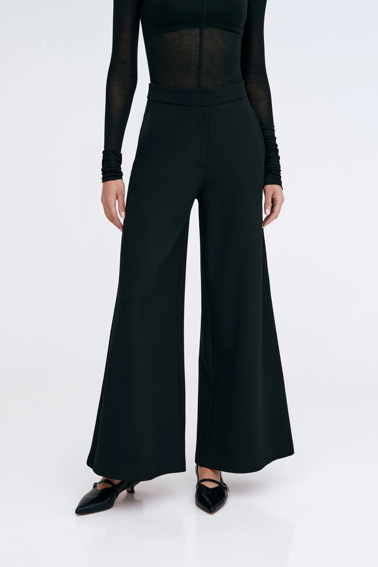 Linen Blend Fabric Anti Static Cloth Blend Claremont Pants