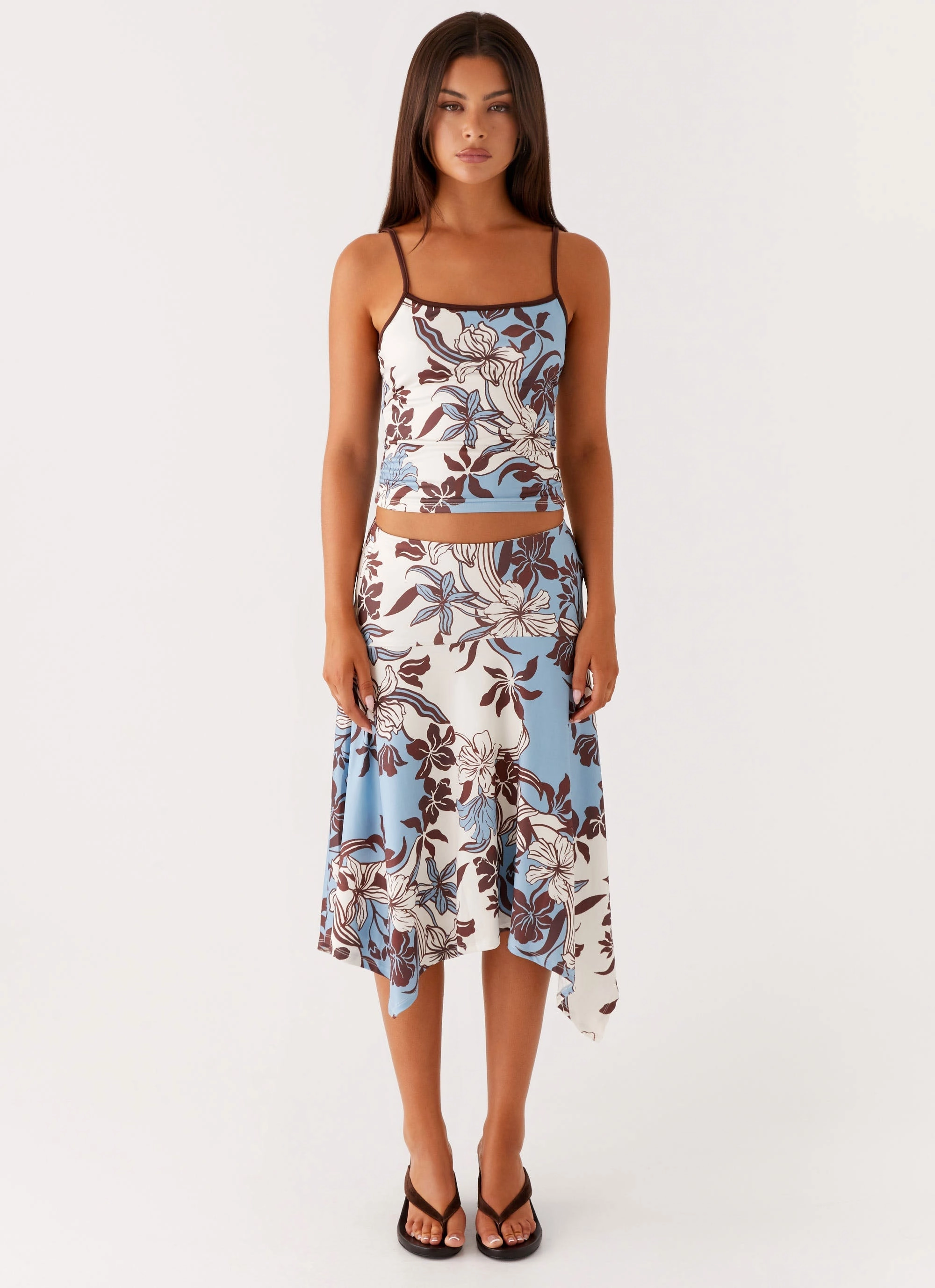 Skye Cami Top - Bluewood Blossom RelaxedFit
